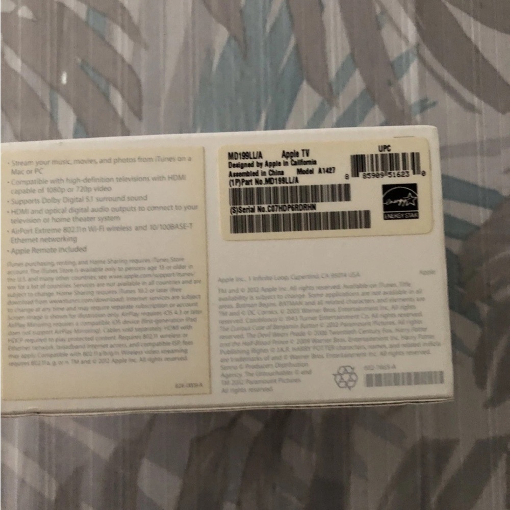Apple TV Mode A1427 - Black In Original Box - Picture 3 of 6